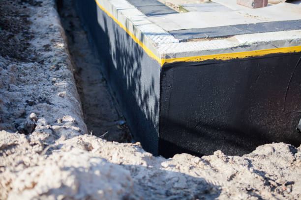 Residential Interior Drainage System installation at a Wickliffe, OH home by SJ Waterproofing Pros